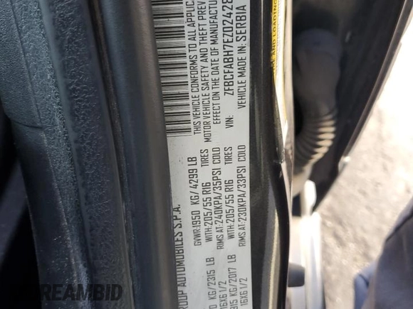 2014 FIAT 500L Easy with VIN ZFBCFABH7EZ024287, listed as a Copart auction lot 83227974 with 127,306 mi miles and Clean Title. Bid and sale history available at carsss.com. Image 12.