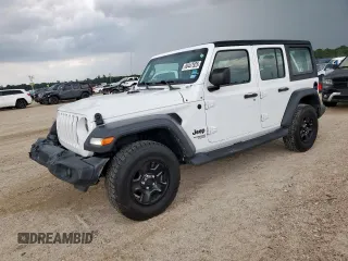 2021 Jeep Wrangler Unlimited Sport S z VIN 1C4HJXDG6MW816651, wystawiony jako Copart lot #60447925 z przebiegiem 53 958 mil mil oraz Szkoda całkowita • Salvage title. Historia ofert i sprzedaży dostępna na DreamBid. Obrazek 1.