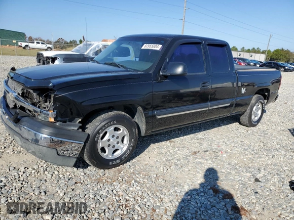2004 Chevrolet Silverado 1500 Work Truck with VIN 1GCEC19V74E395837, listed as a Copart auction lot 82955004 with 277,584 mi miles and Salvage Title. Bid and sale history available at carsss.com. Image 1.