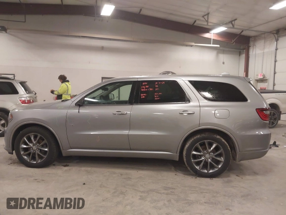 2017 Dodge Durango GT with VIN 1C4RDHDG8HC724613, listed as a IAAI auction lot 41988223 with 102,347 mi miles and . Bid and sale history available at DreamBid. Image 14.