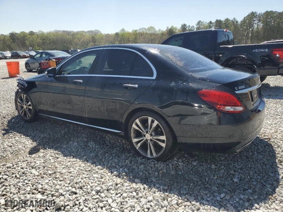 2015 Mercedes-Benz C-Class C 300 with VIN 55SWF4JB2FU073377, listed as a Copart auction lot 50400265 with 111,832 mi miles and Salvage Title. Bid and sale history available at carsss.com. Image 2.