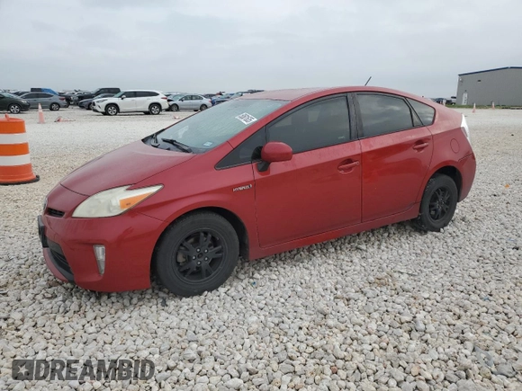 2013 Toyota Prius One with VIN JTDKN3DU3D5555123, listed as a Copart auction lot 50601635 with 206,210 mi miles and Salvage Title. Bid and sale history available at carsss.com. Image 1.