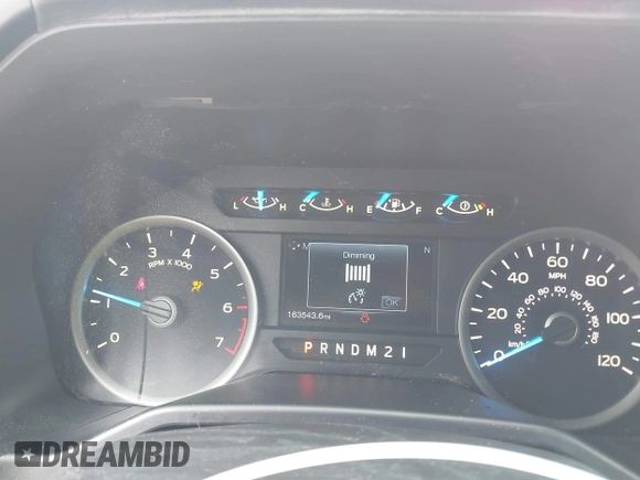 2016 Ford F-150 XL with VIN 1FTEX1CP9GKF76099, listed as a IAAI auction lot 41538199 with 163,543 mi miles and . Bid and sale history available at carsss.com. Image 7.