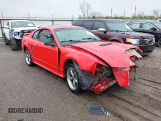 2003 Ford Mustang Standard z VIN 1FAFP40423F357011, wystawiony jako IAAI lot #41924559 z przebiegiem Nie podano mil oraz . Historia ofert i sprzedaży dostępna na DreamBid. Obrazek 1.