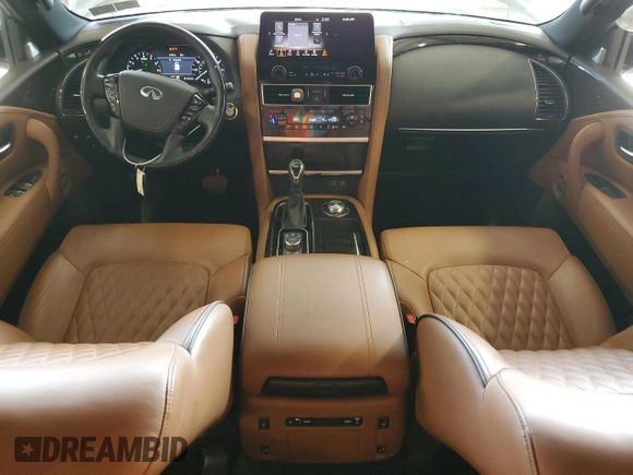 2024 Infiniti QX80 SENSORY with VIN JN8AZ2BC3R9500177, listed as a Copart auction lot 78130404 with 18,016 mi miles and Salvage Title. Bid and sale history available at carsss.com. Image 8.