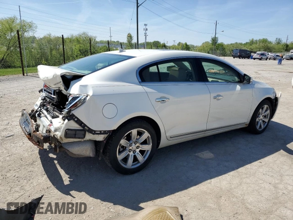 2010 Buick LaCrosse CXL with VIN 1G4GD5EGXAF146261, listed as a Copart auction lot 56481475 with 93,792 mi miles and Salvage title. Bid and sale history available at DreamBid. Image 3.