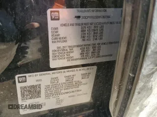 2021 Chevrolet Silverado 1500 LT Trail Boss with VIN 3GCPYFED2MG357364, listed as a Copart auction lot 48551445 with 87,235 mi miles and Salvage Title. Bid and sale history available at DreamBid. Image 12.