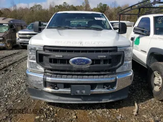 2021 Ford Super Duty F-250 SRW XL with VIN 1FT7W2B64MEC85451, listed as a Copart auction lot 80159024 with 0 mi miles and Salvage Title. Bid and sale history available at carsss.com. Image 5.