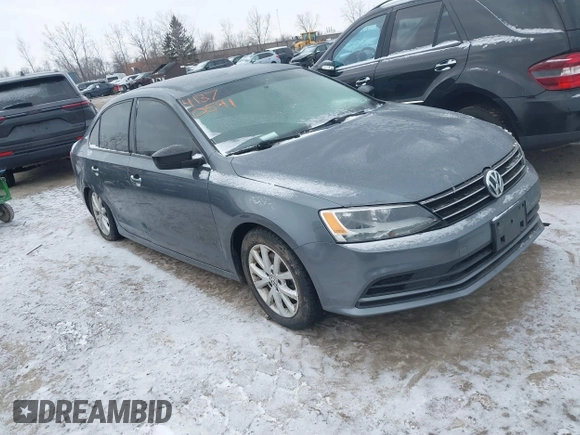 2015 Volkswagen Jetta Sport with VIN 3VWD17AJ6FM319596, listed as a IAAI auction lot 41370591 with 92,818 mi miles and . Bid and sale history available at DreamBid. Image 1.