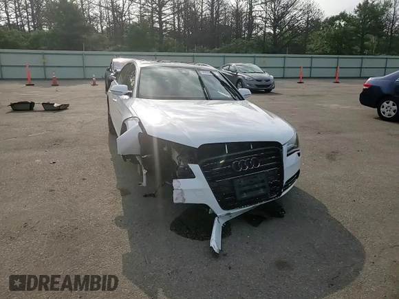 2013 Audi A8 3.0L with VIN WAURGAFD2DN019125, listed as a Copart auction lot 60959515 with 76,585 mi miles and Salvage title. Bid and sale history available at DreamBid. Image 14.