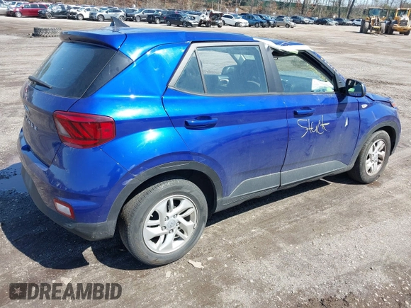 2021 Hyundai Venue SE with VIN KMHRB8A3XMU102182, listed as a IAAI auction lot 41987687 with 58,733 mi miles and . Bid and sale history available at DreamBid. Image 4.