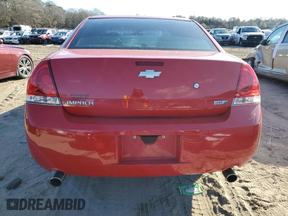 2013 Chevrolet Impala Police with VIN 2G1WD5E38D1245257, listed as a Copart auction lot 83513504 with 187,366 mi miles and Salvage Title. Bid and sale history available at carsss.com. Image 6.