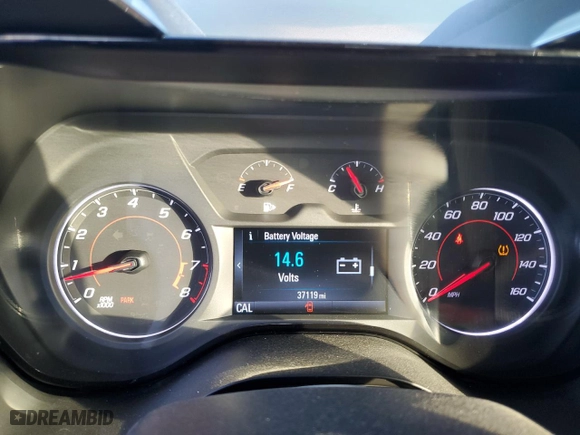 2017 Chevrolet Camaro 1LT with VIN 1G1FA1RS4H0145970, listed as a Copart auction lot 49417535 with 37,119 mi miles and Salvage Title. Bid and sale history available at carsss.com. Image 9.