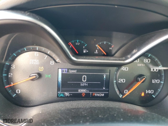 2017 Chevrolet Impala LT with VIN 1G1105S3XHU204892, listed as a Copart auction lot 51990695 with 83,890 mi miles and Salvage Title. Bid and sale history available at carsss.com. Image 9.