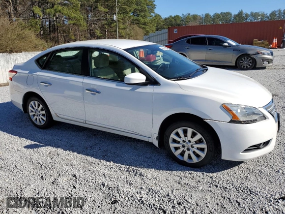 2015 Nissan Sentra S with VIN 3N1AB7AP1FY291354, listed as a Copart auction lot 45431295 with 129,098 mi miles and Clean Title. Bid and sale history available at DreamBid. Image 4.