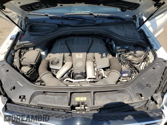 2017 Mercedes-Benz GLS 63 AMG with VIN 4JGDF7FE7HA817589, listed as a Copart auction lot 60406714 with 46,213 mi miles and Salvage Title. Bid and sale history available at DreamBid. Image 12.