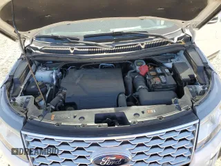 2018 Ford Explorer Platinum with VIN 1FM5K8HT0JGB57111, listed as a Copart auction lot 58837685 with 106,845 mi miles and Salvage title. Bid and sale history available at DreamBid. Image 12.