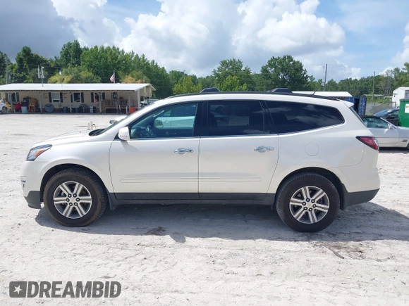 2015 Chevrolet Traverse LT with VIN 1GNKRGKD1FJ214724, listed as a IAAI auction lot 42763788 with 122,757 mi miles and . Bid and sale history available at DreamBid. Image 14.