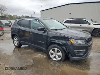 2019 Jeep Compass Altitude with VIN 3C4NJCBB8KT772853, listed as a Copart auction lot 87075124 with 91,746 mi miles and Salvage Title. Bid and sale history available at carsss.com. Image 4.