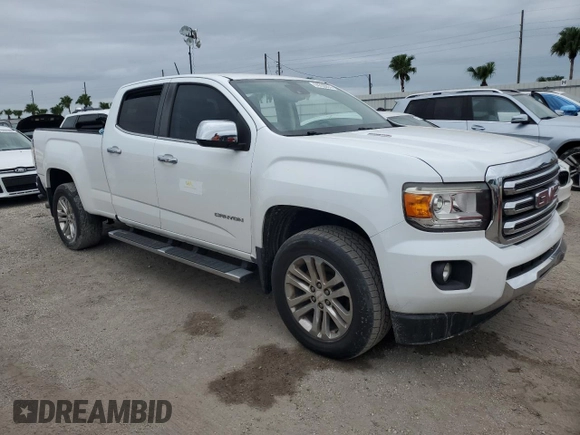 2017 GMC Canyon 2WD SLT z VIN 1GTG5DE13H1235684, wystawiony jako Copart lot #74739974 z przebiegiem Nie podano mil oraz Szkoda całkowita • Salvage title. Historia ofert i sprzedaży dostępna na DreamBid. Obrazek 4.