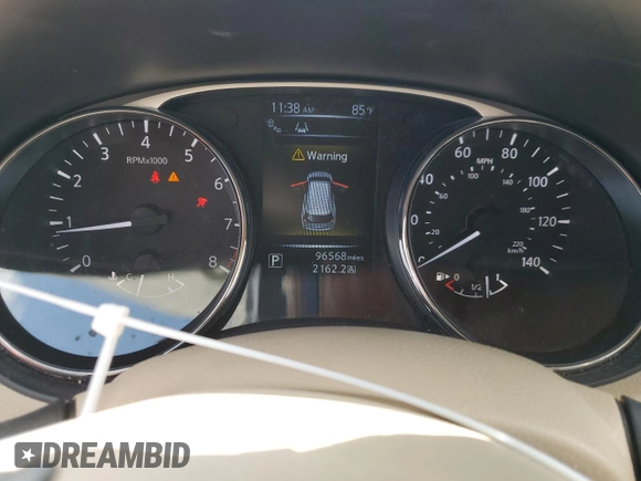 2015 Nissan Rogue S with VIN 5N1AT2MT1FC868734, listed as a Copart auction lot 53066935 with 96,568 mi miles and Salvage Title. Bid and sale history available at carsss.com. Image 9.