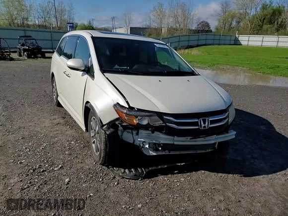 2016 Honda Odyssey Touring Elite with VIN 5FNRL5H90GB007492, listed as a Copart auction lot 55474445 with Not Provided miles and Salvage Title. Bid and sale history available at DreamBid. Image 15.