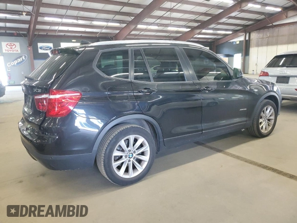 2017 BMW X3 xDrive28i z VIN 5UXWX9C34H0T19833, wystawiony jako Copart lot #59721315 z przebiegiem 91 328 mil mil oraz Czysty tytuł • Clean title. Historia ofert i sprzedaży dostępna na DreamBid. Obrazek 3.