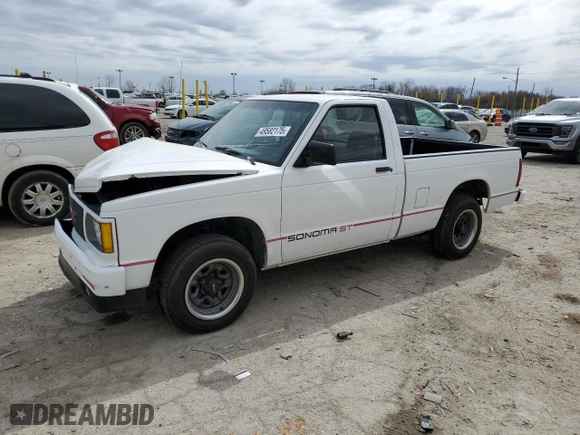 1992 GMC Sonoma with VIN 1GTCS14Z8N8505850, listed as a Copart auction lot 49582175 with 44,301 mi miles and Salvage Title. Bid and sale history available at carsss.com. Image 1.