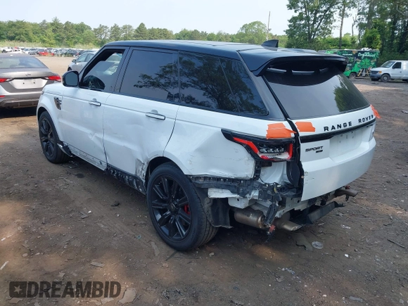 2021 Land Rover Range Rover Sport HST with VIN SALWS2RU9MA758563, listed as a IAAI auction lot 42407106 with 45,948 mi miles and . Bid and sale history available at DreamBid. Image 6.