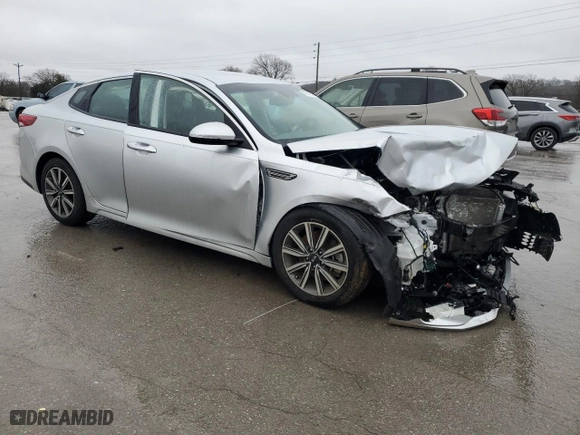 2019 Kia Optima EX with VIN 5XXGU4L14KG303332, listed as a Copart auction lot 45047645 with 71,701 mi miles and Salvage Title. Bid and sale history available at carsss.com. Image 4.