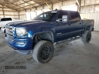 2018 GMC Sierra 1500 SLE with VIN 3GTU2MEC4JG345275, listed as a Copart auction lot 51447385 with 108,570 mi miles and Salvage Title. Bid and sale history available at carsss.com. Image 1.