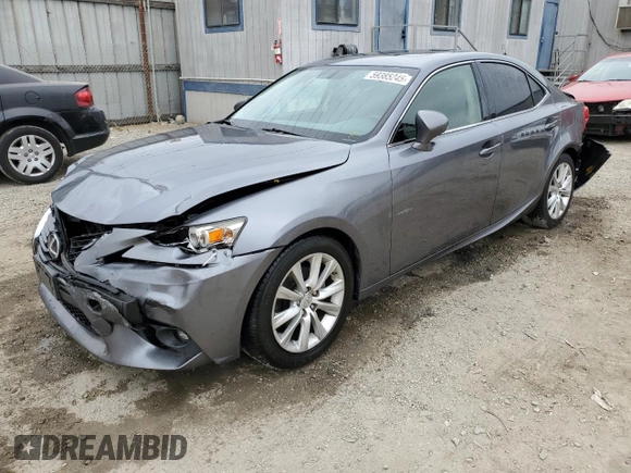 2015 Lexus IS 250 with VIN JTHBF1D28F5074947, listed as a Copart auction lot 59385245 with 120,918 mi miles and Salvage title. Bid and sale history available at DreamBid. Image 1.