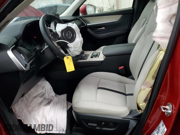 2025 Mazda CX-90 Preferred with VIN JM3KKBHD6S1204067, listed as a Copart auction lot 44991865 with 5,104 mi miles and Salvage title. Bid and sale history available at DreamBid. Image 7.
