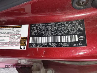 2005 Toyota Prius with VIN JTDKB20U853031729, listed as a IAAI auction lot 42122028 with 299,999 mi miles. Bid and sale history available at carsss.com. Image 9.