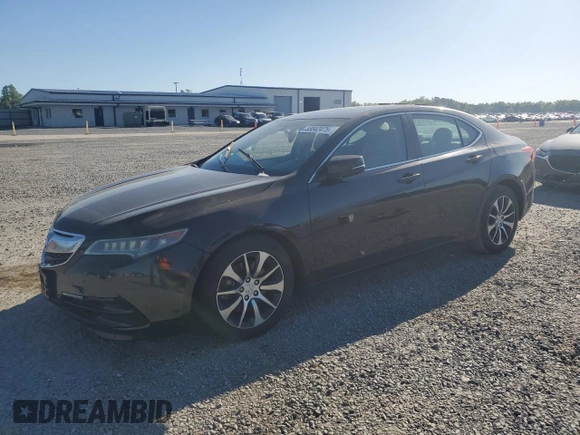 2015 Acura TLX with VIN 19UUB1F38FA014400, listed as a Copart auction lot 53042475 with Not provided miles and Salvage title. Bid and sale history available at DreamBid. Image 1.