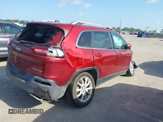 2016 Jeep Cherokee Limited z VIN 1C4PJLDB8GW160935, wystawiony jako IAAI lot #42548891 z przebiegiem 106 884 mil mil oraz . Historia ofert i sprzedaży dostępna na DreamBid. Obrazek 4.