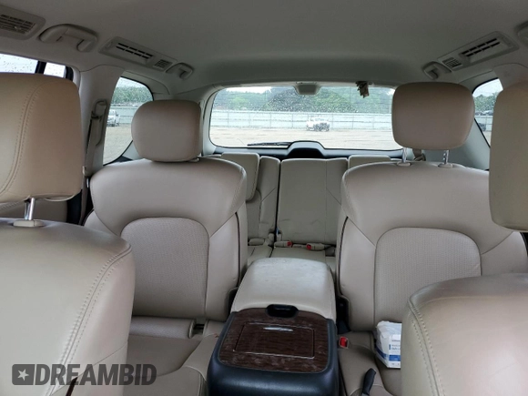 2020 Nissan Armada Platinum with VIN JN8AY2NF3L9360616, listed as a Copart auction lot 55222495 with 132,599 mi miles and Salvage title. Bid and sale history available at DreamBid. Image 10.