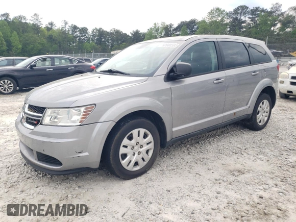2015 Dodge Journey SE z VIN 3C4PDCAB5FT675083, wystawiony jako Copart lot #52680595 z przebiegiem 116 878 mil mil oraz Czysty tytuł • Clean title. Historia ofert i sprzedaży dostępna na DreamBid. Obrazek 1.