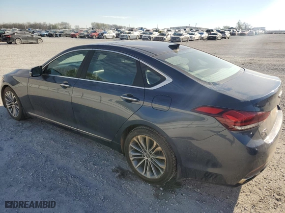 2015 Hyundai Genesis 3.8L with VIN KMHGN4JE9FU048708, listed as a Copart auction lot 50269005 with 85,063 mi miles and Salvage Title. Bid and sale history available at carsss.com. Image 2.