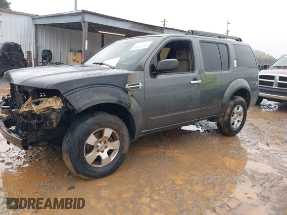2008 Nissan Pathfinder SE with VIN 5N1AR18U68C667264, listed as a IAAI auction lot 40797046 with 1 mi miles. Bid and sale history available at carsss.com. Image 2.