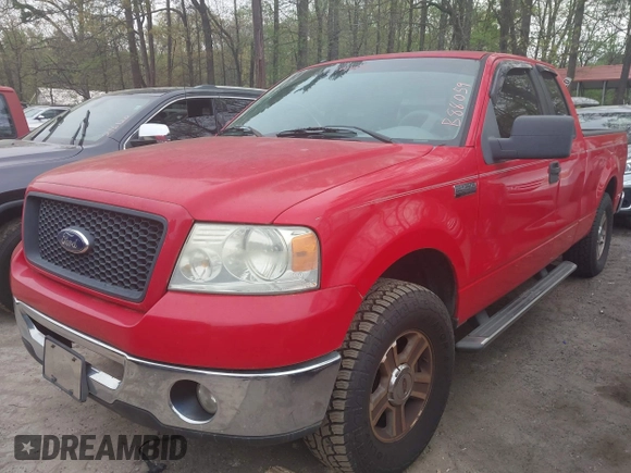 2006 Ford F-150 XL with VIN 1FTPX12VX6NB88059, listed as a IAAI auction lot 41950596 with 244,373 mi miles. Bid and sale history available at carsss.com. Image 2.