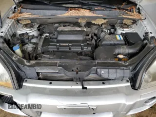 2008 Hyundai Tucson GLS with VIN KM8JM12B78U876237, listed as a Copart auction lot 44781155 with 205,976 mi miles and Salvage Title. Bid and sale history available at carsss.com. Image 12.