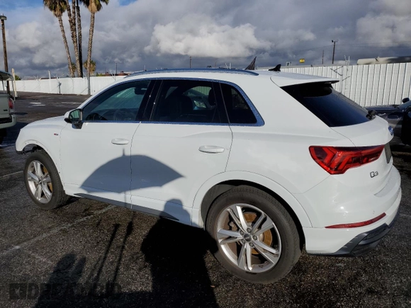 2020 Audi Q3 S line Premium with VIN WA1DECF34L1038801, listed as a Copart auction lot 69990392 with 33,152 mi miles. Bid and sale history available at carsss.com. Image 2.