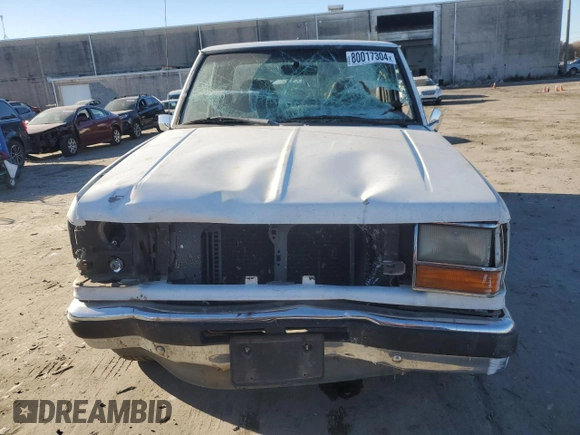 1992 Ford Ranger with VIN 1FTCR10A5NTA34829, listed as a Copart auction lot 80017304 with 77,947 mi miles and Salvage Title. Bid and sale history available at carsss.com. Image 5.
