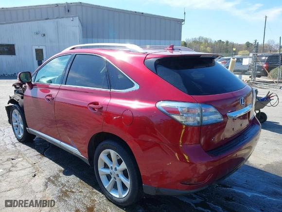 2012 Lexus RX 350 with VIN 2T2ZK1BAXCC076487, listed as a IAAI auction lot 41881717 with 232,742 mi miles. Bid and sale history available at carsss.com. Image 3.