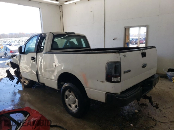 2005 Ford F-150 XL with VIN 1FTRF12W45KC30617, listed as a Copart auction lot 83966904 with 0 mi miles and Salvage Title. Bid and sale history available at carsss.com. Image 2.