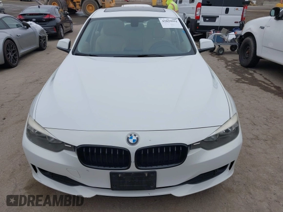 2014 BMW 3 Series 320i with VIN WBA3B1G58ENS80160, listed as a IAAI auction lot 42029951 with 97,306 mi miles. Bid and sale history available at carsss.com. Image 12.