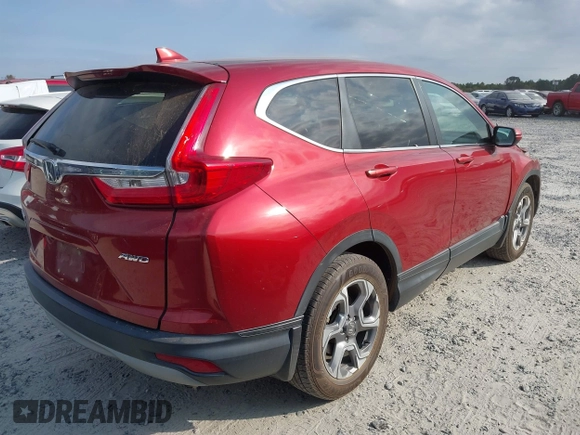 2018 Honda CR-V EX-L with VIN 2HKRW2H81JH699400, listed as a IAAI auction lot 40601913 with 139,417 mi miles. Bid and sale history available at carsss.com. Image 4.