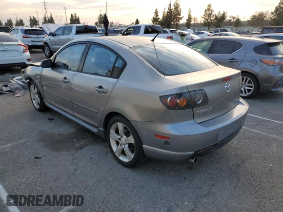 2006 Mazda 3 s with VIN JM1BK324761412942, listed as a Copart auction lot 84281714 with 198,645 mi miles and Salvage Title. Bid and sale history available at DreamBid. Image 2.