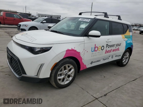 2023 Kia Soul LX with VIN KNDJ23AU8P7893294, listed as a Copart auction lot 44897375 with 23,790 mi miles and Salvage Title. Bid and sale history available at carsss.com. Image 1.
